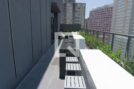 Área comum de kitnet/studio à venda com 1 quarto, 23m² em República, São Paulo