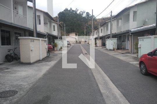 Vista da Rua do Condomínio de casa de condomínio à venda com 2 quartos, 130m² em Campo Grande, Rio de Janeiro