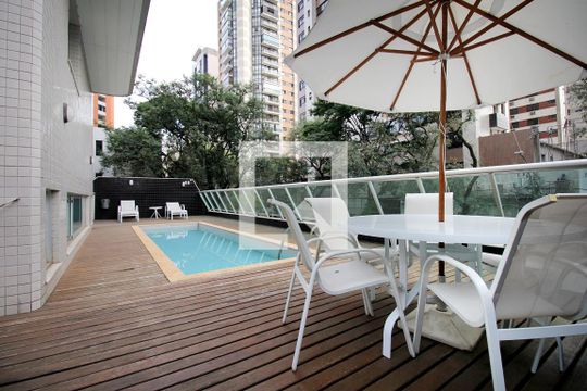 Área comum - Piscina de apartamento à venda com 3 quartos, 105m² em Lourdes, Belo Horizonte