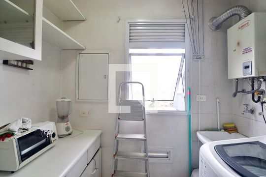 Área de Serviço de apartamento para alugar com 1 quarto, 55m² em Jardim, Santo André