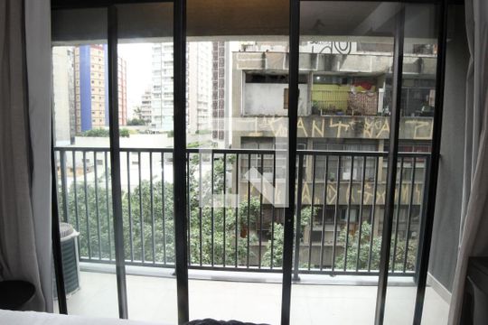 Varanda do Quarto de kitnet/studio à venda com 1 quarto, 22m² em Bela Vista, São Paulo