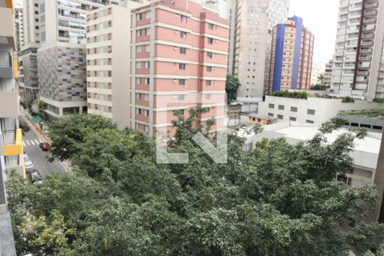 Vista da Varanda de kitnet/studio à venda com 1 quarto, 22m² em Bela Vista, São Paulo