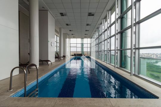 Área comum de kitnet/studio para alugar com 1 quarto, 43m² em Cristal, Porto Alegre
