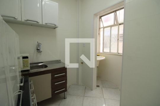 Cozinha de apartamento à venda com 2 quartos, 46m² em Freguesia de Jacarepaguá, Rio de Janeiro