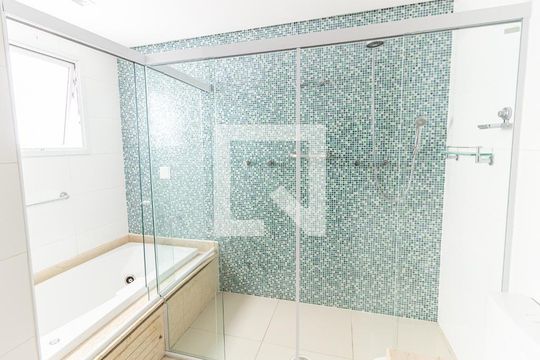 Banheiro da Suíte 1 de apartamento à venda com 3 quartos, 183m² em Jardim Anália Franco, São Paulo