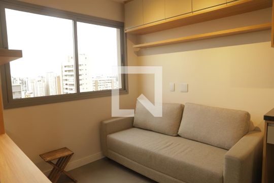 Sala de kitnet/studio para alugar com 1 quarto, 24m² em Vila Clementino, São Paulo