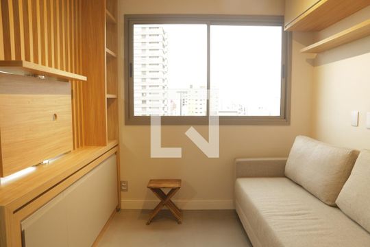 Sala/ de kitnet/studio para alugar com 1 quarto, 24m² em Vila Clementino, São Paulo