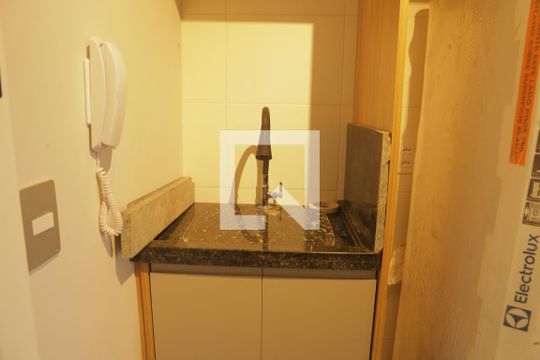 Área de Serviço de kitnet/studio para alugar com 1 quarto, 24m² em Vila Clementino, São Paulo