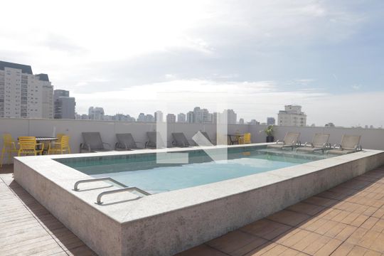 Área comum de kitnet/studio para alugar com 1 quarto, 24m² em Vila Clementino, São Paulo