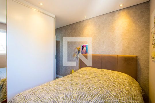 Quarto 1 - Suíte de apartamento à venda com 2 quartos, 120m² em Vila Tibiriçá, Santo André