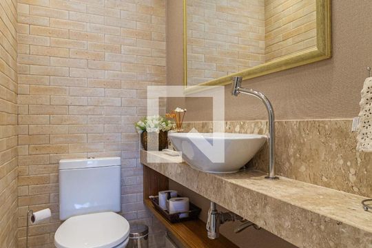 Lavabo de apartamento à venda com 3 quartos, 125m² em Centro, Osasco