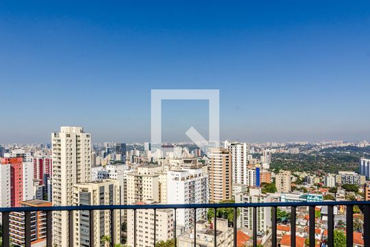 Vista de apartamento à venda com 1 quarto, 38m² em Jardim das Bandeiras, São Paulo