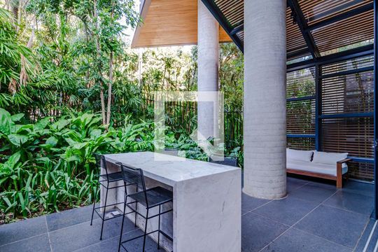 Área comum - Espaço Gourmet de apartamento à venda com 1 quarto, 38m² em Jardim das Bandeiras, São Paulo