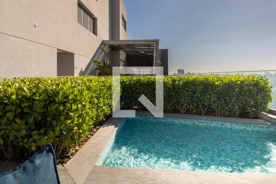Área comum- Piscina menor de apartamento à venda com 2 quartos, 65m² em Indianópolis, São Paulo
