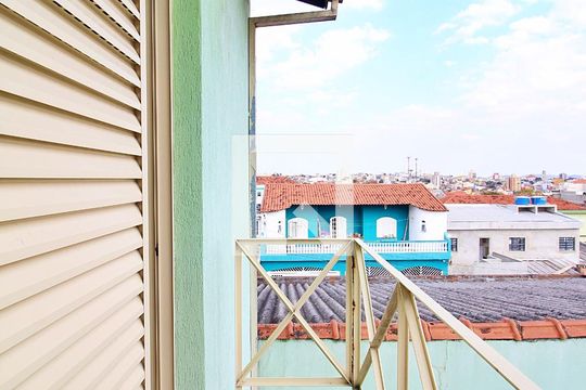 Varanda do Quarto 3 de casa à venda com 3 quartos, 200m² em Vila Alto de Santo Andre, Santo André