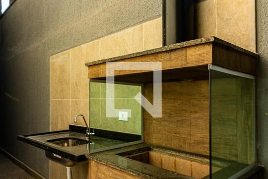 Área comum - Churrasqueira de apartamento para alugar com 1 quarto, 32m² em Vila Roque, São Paulo