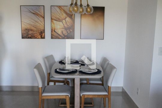 sala de apartamento à venda com 2 quartos, 59m² em Parque Amazônia, Goiânia