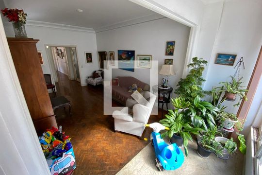 Sala de apartamento à venda com 3 quartos, 156m² em Copacabana, Rio de Janeiro