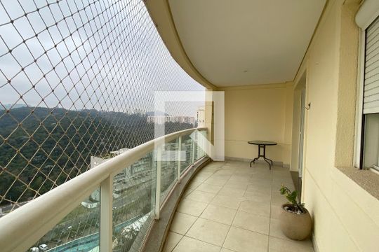 Varanda gourmet de apartamento para alugar com 3 quartos, 133m² em Tamboré, Santana de Parnaíba