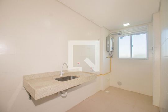 Cozinha de apartamento à venda com 2 quartos, 50m² em Morro Santana, Porto Alegre