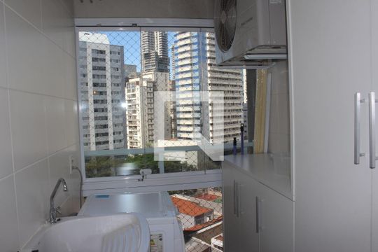 Área de Serviço de apartamento à venda com 1 quarto, 50m² em Vila Gertrudes, São Paulo
