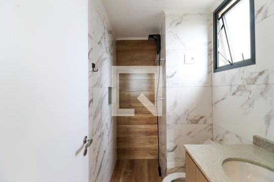 Banheiro de kitnet/studio à venda com 1 quarto, 25m² em Brooklin, São Paulo