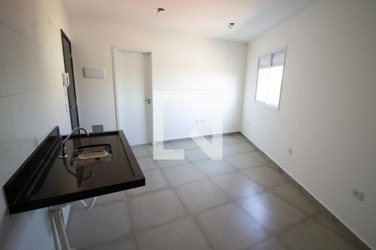 Sala e Cozinha de apartamento à venda com 1 quarto, 33m² em Mooca, São Paulo