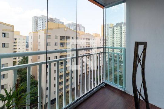 Varanda de apartamento para alugar com 2 quartos, 50m² em Tatuapé, São Paulo