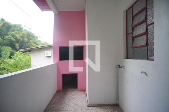 Varanda - Churrasqueira de casa à venda com 3 quartos, 60m² em Guarani, Novo Hamburgo