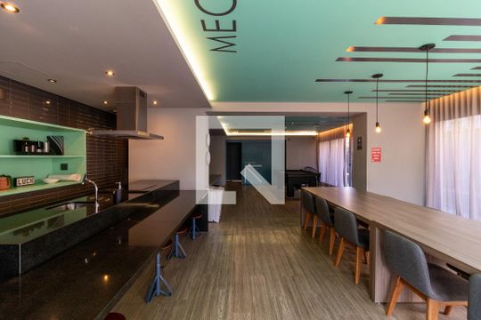 Área comum - Mega Lounge de kitnet/studio para alugar com 1 quarto, 31m² em Pompeia, São Paulo