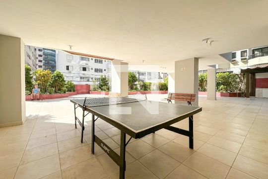 Área comum - Espaço de jogos de apartamento para alugar com 3 quartos, 78m² em Vila Julia, Guarujá
