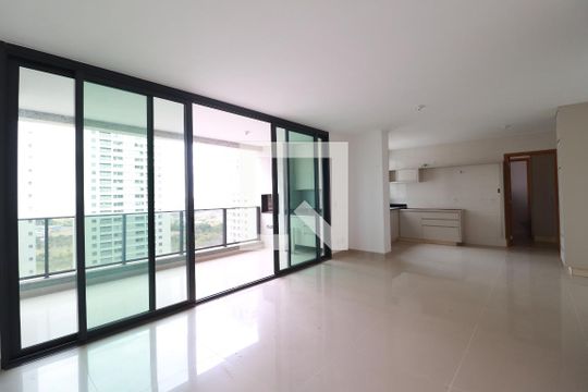 Sala de apartamento para alugar com 3 quartos, 137m² em Jardim Karaíba, Uberlândia