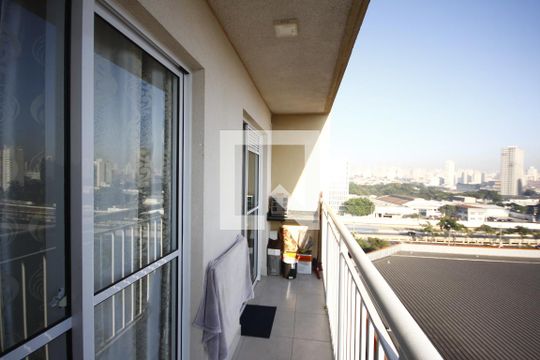 Varanda da Sala de kitnet/studio à venda com 1 quarto, 30m² em Mooca, São Paulo