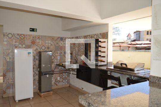 Área comum de apartamento à venda com 2 quartos, 63m² em Alvorada, Contagem