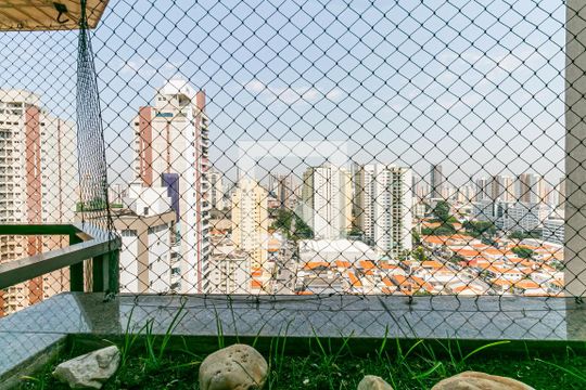 Vista da Suíte de apartamento para alugar com 3 quartos, 122m² em Tatuapé, São Paulo
