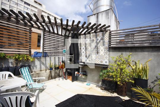Terraço de casa para alugar com 3 quartos, 144m² em Vila Clementino, São Paulo
