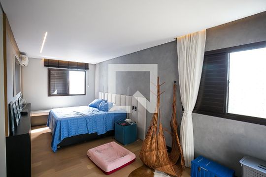 suíte de apartamento à venda com 1 quarto, 180m² em Vila Suzana, São Paulo