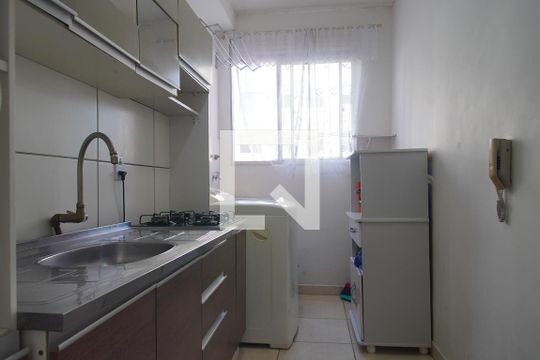 Cozinha de apartamento à venda com 2 quartos, 45m² em Operário, Novo Hamburgo