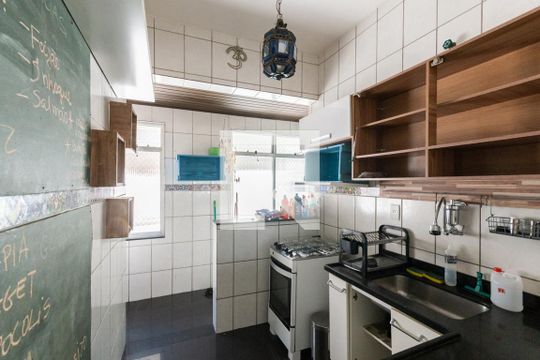 Cozinha de casa à venda com 2 quartos, 68m² em Tijuca, Rio de Janeiro