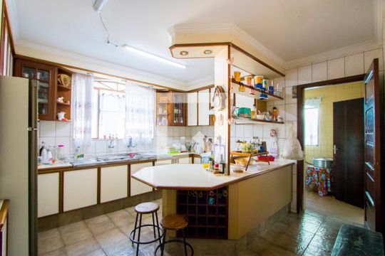 Cozinha de casa para alugar com 3 quartos, 256m² em Vila Humaitá, Santo André