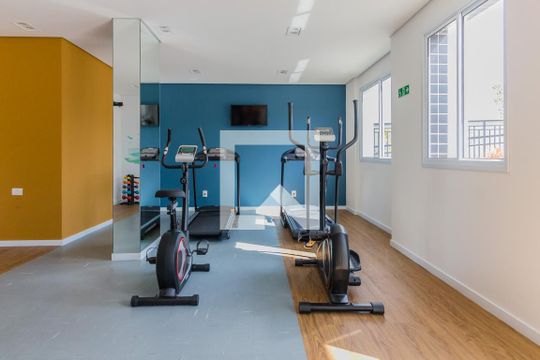 Área comum de apartamento à venda com 3 quartos, 76m² em Vila Floresta, Santo André