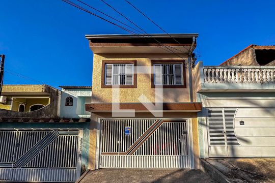 Fachada de casa à venda com 4 quartos, 202m² em Jardim Santo Alberto, Santo André