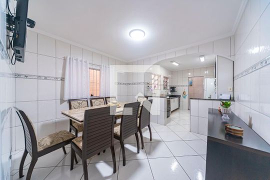 Cozinha de casa à venda com 4 quartos, 202m² em Jardim Santo Alberto, Santo André