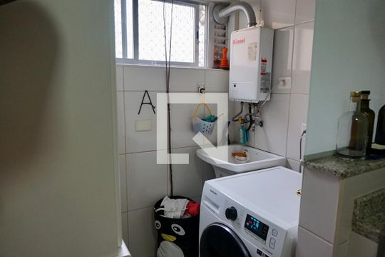 Área de serviço de apartamento à venda com 2 quartos, 60m² em Brooklin Paulista, São Paulo