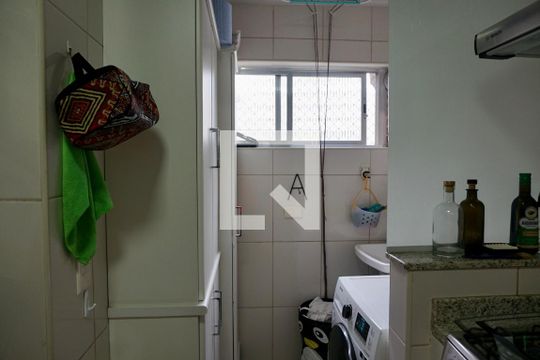 Área de serviço de apartamento à venda com 2 quartos, 60m² em Brooklin Paulista, São Paulo