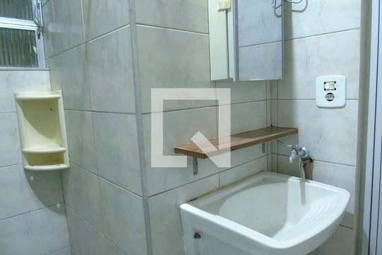 Banheiro de kitnet/studio à venda com 1 quarto, 28m² em Centro, Rio de Janeiro