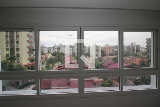 Vista da Sala de estar de apartamento à venda com 3 quartos, 143m² em Tristeza, Porto Alegre