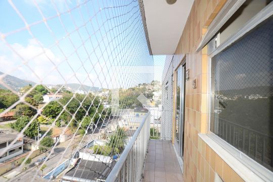 Varanda da Sala de apartamento para alugar com 2 quartos, 55m² em Praça Seca, Rio de Janeiro