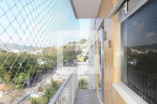 Varanda da Sala de apartamento para alugar com 2 quartos, 55m² em Praça Seca, Rio de Janeiro