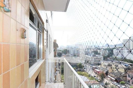 Varanda da Sala de apartamento para alugar com 2 quartos, 55m² em Praça Seca, Rio de Janeiro